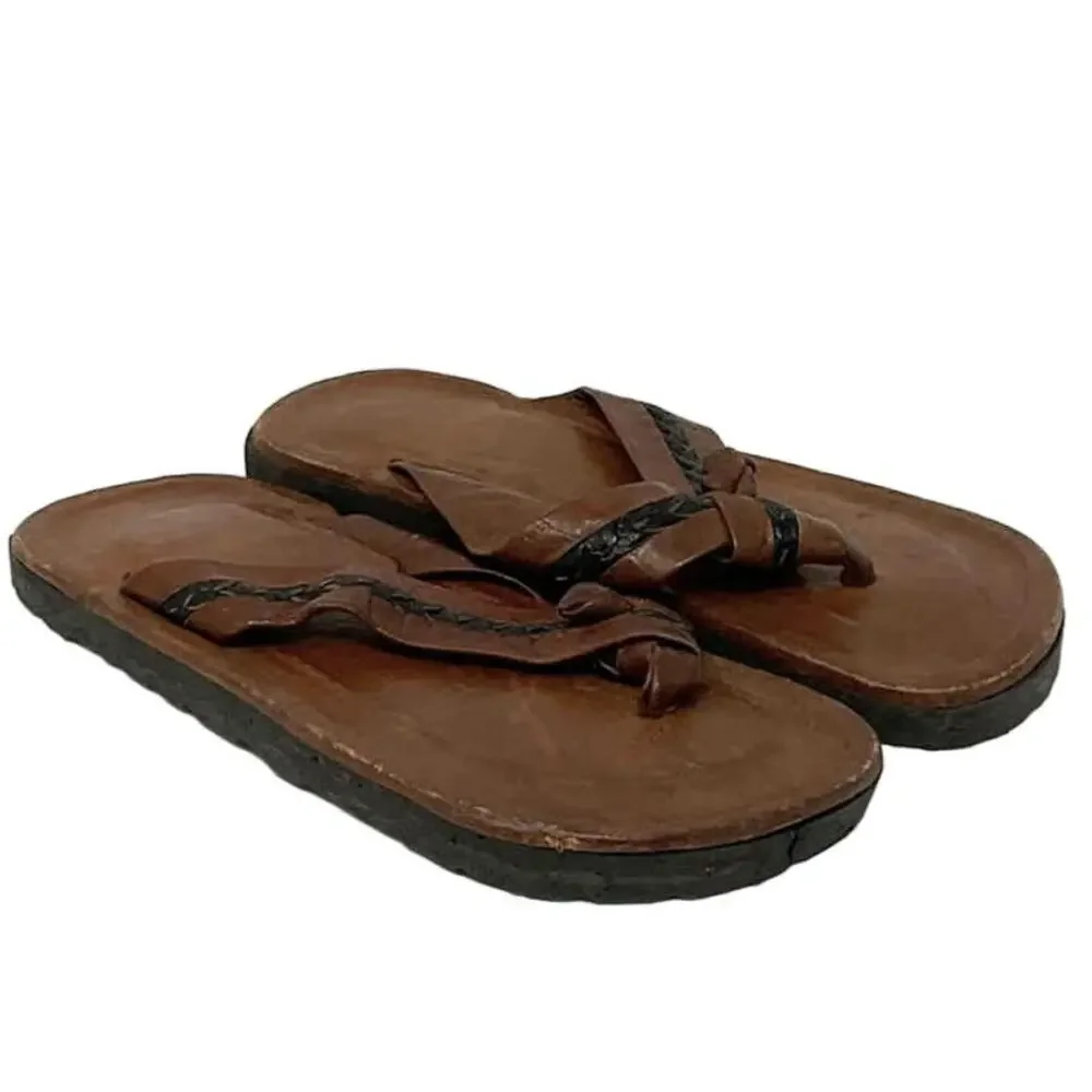 Brown Leather Sandals Kids Possible‎ Size 1Y or 2Y
